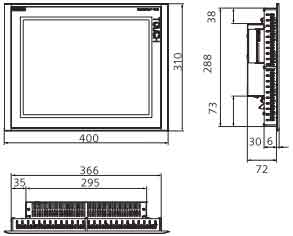 !!!!!!SIEMENS+377系列多功能面板(6AV6 644)+安装方式3